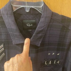 Rail’s military inspired flannel. So unique. Wear anytime of year. So soft.